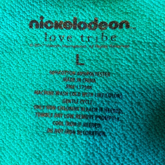 “Trust Me, I’m A Rugrat” Green Long Sleeve Sweatshirt Nickelodeon Large Vintage - Picture 6 of 12